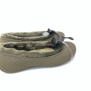 NEW CROCS INSULATED FLAT/SHOES SIZE6